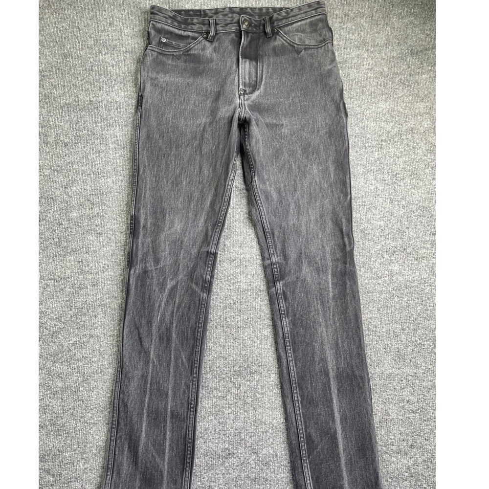Vollebak Dyneema Jeans Mens 32 Black Straight Leg Technical Denim Pants